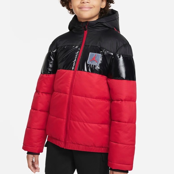 Air Jordan Big boys Bold Stripe Puffer - Picture 2 of 6